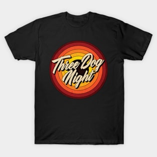 Three Dog Night - Vintage Circle T-Shirt